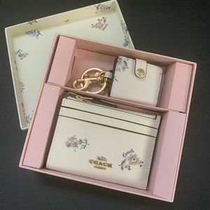 Coach dandelion wallet and bag charm